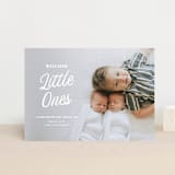 "Vintage" - Birth Announcements in Bunny by Sarah Cohn - Front