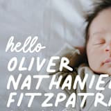 "casual hello" - Birth Announcements in Snow by Angela Marzuki - Detail