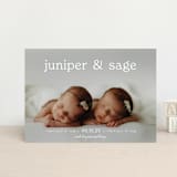 "sweet nostalgia" - Birth Announcements in Cloud by Brittany Braithwaite - Front