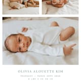 "windows to our heart" - Birth Announcements in Shortcake by Bramble Studio - Detail