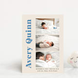 "moderne bébé" - Birth Announcements in Blueberry by Benita Crandall - Front
