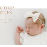 "eloise" - Birth Announcements in Peach by Ellen Schlegelmilch - Detail