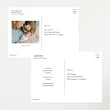 "Modern Meet" - Birth Announcements in Linen by Erica Krystek - Back of Card Options