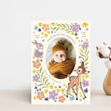 "Disney's Magical Bambi" - Birth Announcements in Cream by Cass Loh - Front