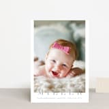 "classic baby" - Birth Announcements in Cement by Sara Hicks Malone - Front