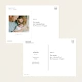 "Boldly Named" - Birth Announcements in Forest by Anna Elder - Back of Card Options