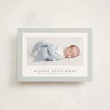 "Linen frame" - Birth Announcements in Powder by Lea Delaveris - Front