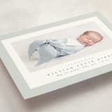 "Linen frame" - Birth Announcements in Powder by Lea Delaveris - Detail