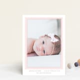 "Cotton Candy" - Birth Announcements in Blush by Lauren Chism - Front