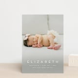 "Sweet Love" - Birth Announcements in Sugar by Juneau Designs - Front
