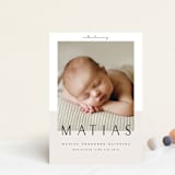 "Big News" - Birth Announcements in Ivory by Maria Hilas-Louie - Front
