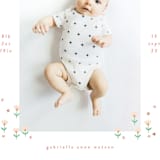 "tiny blooms" - Birth Announcements in Spring by Phrosné Barwood - Detail
