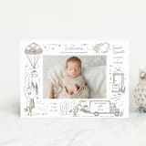 "Special Delivery" - Birth Announcements in Slate by Morgan Ramberg - Front