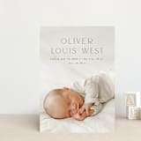 "Our Hearts" - Birth Announcements in Fog by Julia Hall - Front