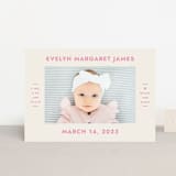 "present perfect" - Birth Announcements in Peony by Megan Davis - Front