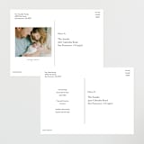 "Bow" - Birth Announcements in Poppy by Olivia Kanaley Inman - Back of Card Options