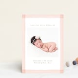 "trimmings" - Birth Announcements in Blush by Michelle Taylor - Front