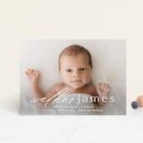 "Northside" - Birth Announcements in Snow by Amy Kross - Front