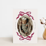 "Gibson" - Birth Announcements in Berry by Pati Cascino - Front