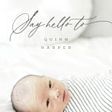 "Say Hello To" - Birth Announcements in Shadow by fatfatin - Detail