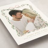 "Ribbonly Frame" - Birth Announcements in Blush by Itsy Belle Studio - Detail