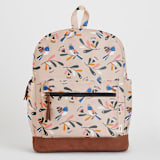 "Pink flight" - Backpack in Peach by Tati Abaurre - Without Personalization