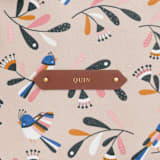 "Pink flight" - Backpack in Peach by Tati Abaurre - Tag in Revista Black