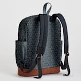 "Tricube" - Backpack in Black by Katherine Moynagh - Back and Shoulder Straps