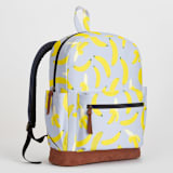 "Go Bananas" - Backpack in Banana by Baumbirdy - Side and Exterior Pockets