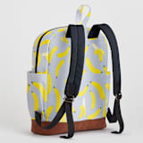 "Go Bananas" - Backpack in Banana by Baumbirdy - Back and Shoulder Straps