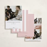 "Bexley" - Birth Announcement Photo Mount Cards in Sorbet by Susan Zinader - Back of Card Options