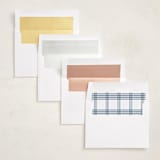 "Lauren" - Birth Announcement Photo Mount Cards in Carolina by Blustery August - Envelope Liner Options