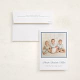"Lauren" - Birth Announcement Photo Mount Cards in Carolina by Blustery August - Card with Envelope