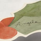 "Classic Holly (set of 12)" - Place Card Sets in Mistletoe by Amy Kross - Filled In