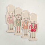 "Gilded Nutrcrackers (set of 12)" - Place Card Sets in Multi by Anne Ciotola - Front