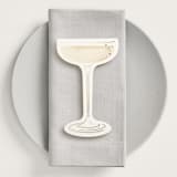 "Bubbly (set of 12)" - Place Card Sets in Champagne by Baumbirdy - In Situ