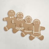 "Gingerbread Troupe (set of 12)" - Place Card Sets in Baked by lori jacobs wemple - Front