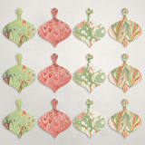 "Florentine Marble (set of 12)" - Place Card Sets in Multi by Olivia Kanaley Inman - Full Set