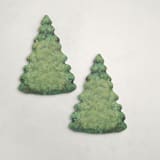"Balsam (set of 12)" - Place Card Sets in Green by Wendy Keller - Front & Back