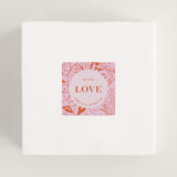 "Tropical Getaway" - Wedding Favor Stickers in Roses by Pati Cascino - In Use
