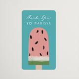 "Last Splash Pool Party" - Wedding Favor Stickers in Petal by Becky Nimoy - Front