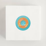 "Poolside" - Wedding Favor Stickers in Watermelon Slushie by Cindy Reynolds - In Use