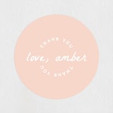 "Beach Bachelorette" - Wedding Favor Stickers in Seafoam by Erin Kessler - Front