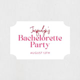 "vintage cake" - Wedding Favor Stickers in Rosebud by Cass Loh - Front