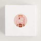"Boarding" - Wedding Favor Stickers in Blush by Gwen Bedat - In Use