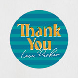 "Putting on the Spritz" - Wedding Favor Stickers in Hollywood by Jenna Holcomb - Front