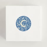 "On the Coast" - Wedding Favor Stickers in Sea by Pati Cascino - In Use