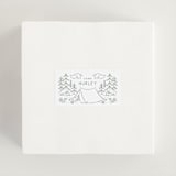 "The Adventure Begins" - Wedding Favor Stickers in Sage by Kiersten Garner - In Use