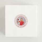 "Illustrated Grad" - Wedding Favor Stickers in Peony by Ashley Iwafuchi - In Use