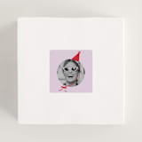 "birthday hat" - Wedding Favor Stickers in Ruby by Jennifer Lew - In Use